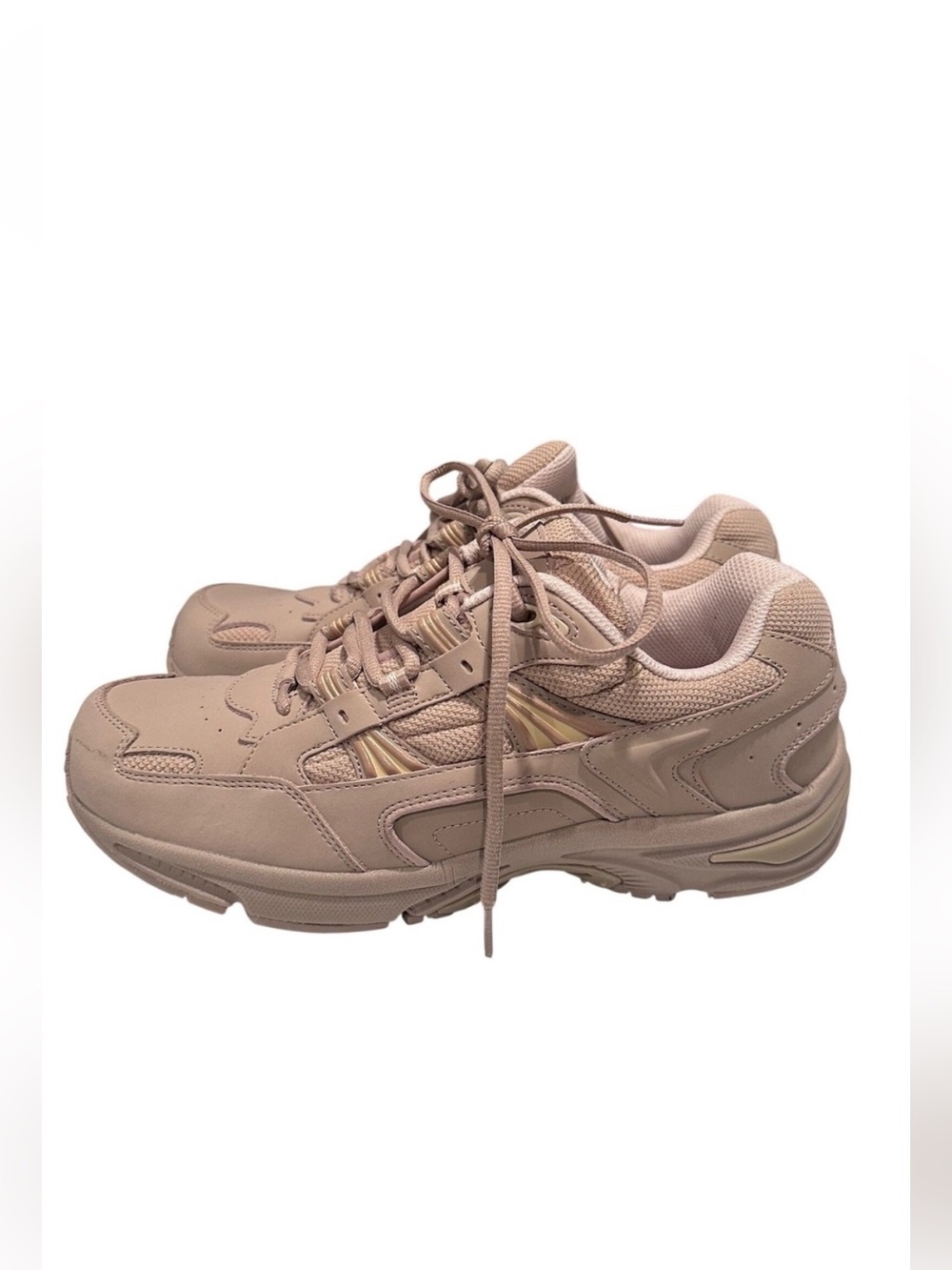 Vionic Women's Beige 23Walk Sneaker Shoes Size 10 Lace Up Activewear Outdoor